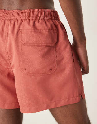 Abercrombie & Fitch Swimwear 5-inch Shorts In Pink