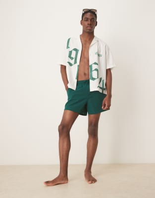 Abercrombie & Fitch Swimwear 5" Seersucker Shorts