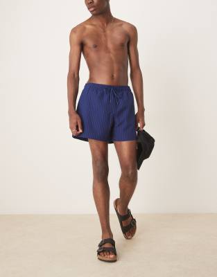 Abercrombie & Fitch Swimwear 5" Seersucker Shorts