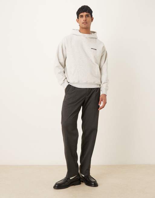 Abercrombie & Fitch – Szara bluza z kapturem i logo, 2 z 5