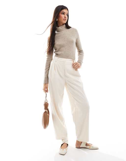 Abercrombie & Fitch – Szary puszysty sweter z golfem, 4 z 4