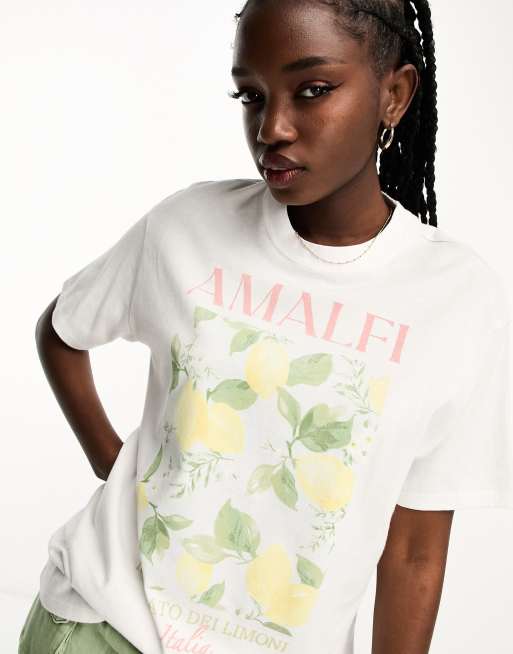 Abercrombie & Fitch - T-shirt à imprimé Amalfi - Blanc, 2 de 4