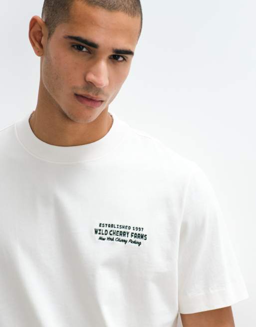 Abercrombie & Fitch - T-shirt avec imprimé citron au dos - Blanc, 4 de 5