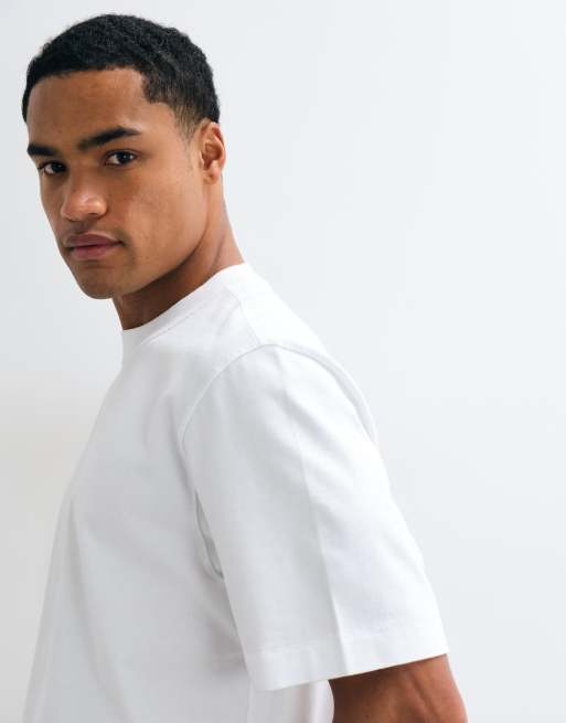 Abercrombie & Fitch t-shirt oversize épais blanc, 3 de 10
