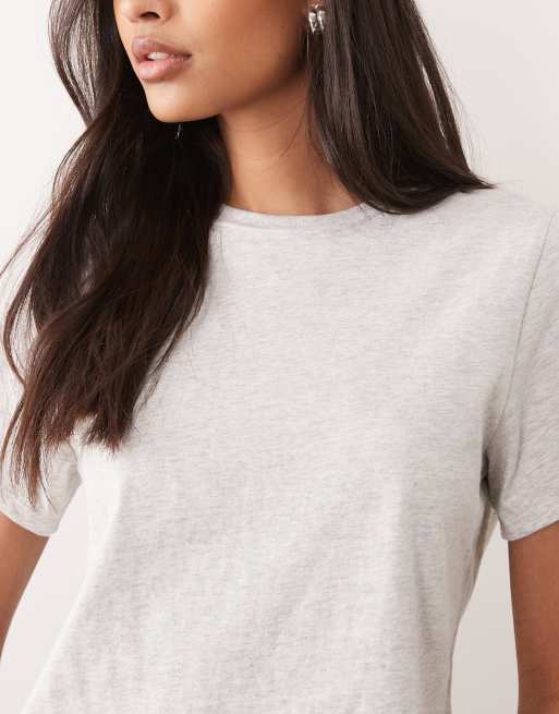 Abercrombie & Fitch - T-shirt près du corps - Gris, 3 de 4