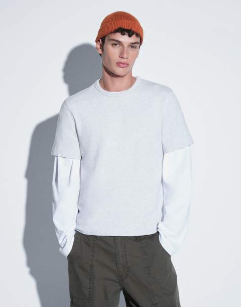 Abercrombie & Fitch T-shirt z krótkim rękawem w kolorze szarym - view 1