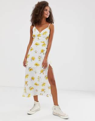 abercrombie yellow dress