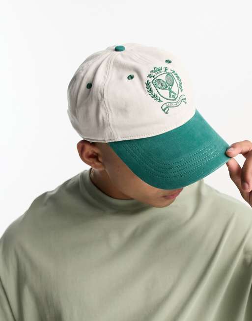 Abercrombie & Fitch - Tennis Club - Grøn baseballcap