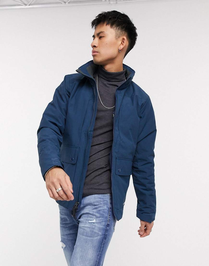 Abercrombie & Fitch thermo wide pocket jacket-Navy