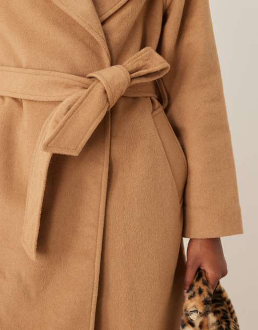 Abercrombie camel coat best sale