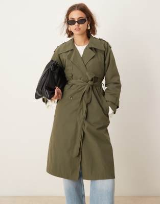 Abercrombie & Fitch - Trenchcoat in Grün