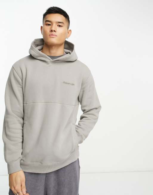 Abercrombie & Fitch trend logo hoodie in beige | ASOS