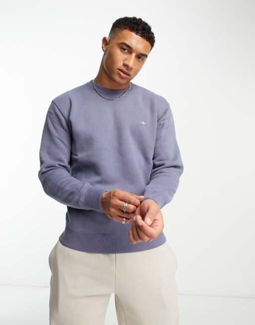 Abercrombie & Fitch trend logo sweatshirt in light blue | ASOS