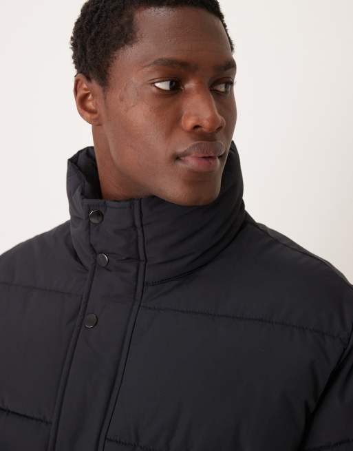 Abercrombie Fitch ultra puffer jacket in black ASOS