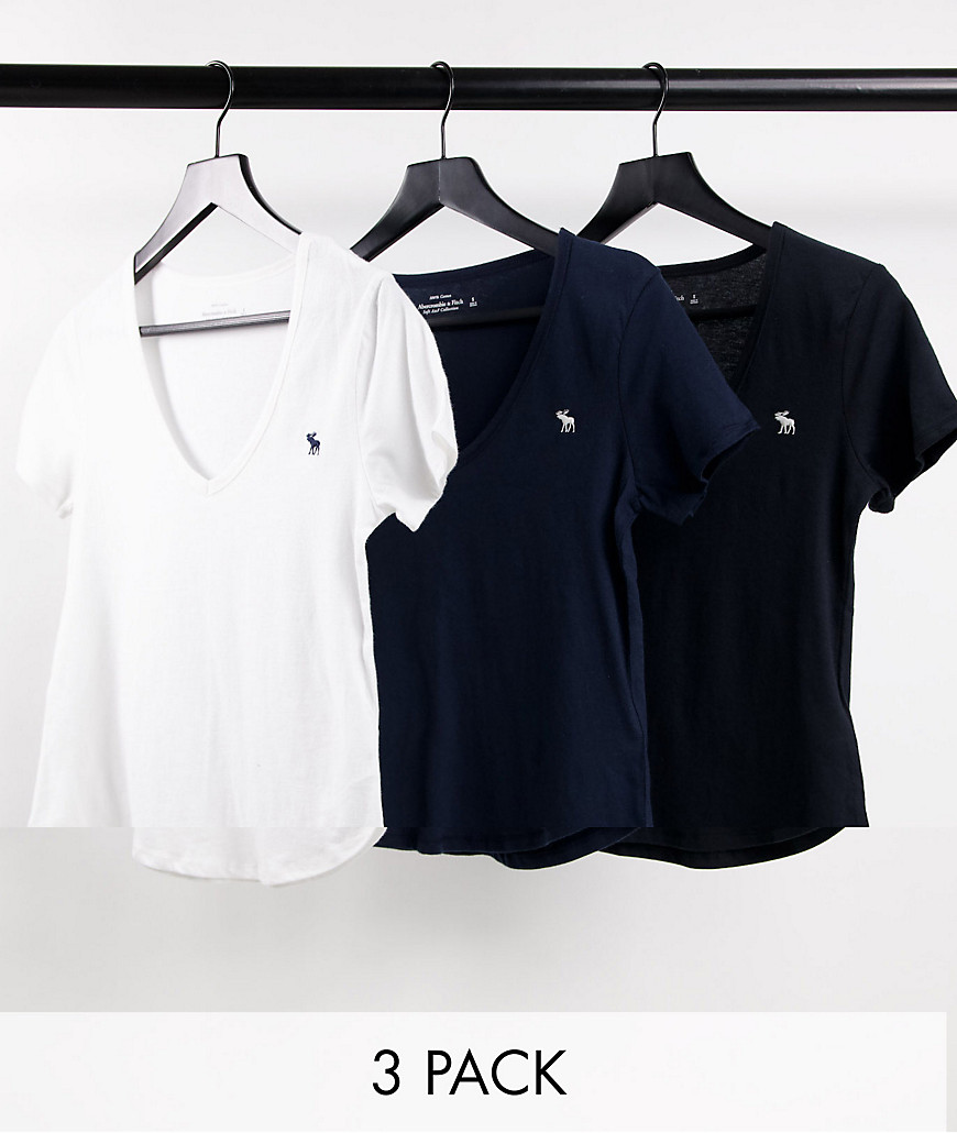 Abercrombie & Fitch v neck multipack