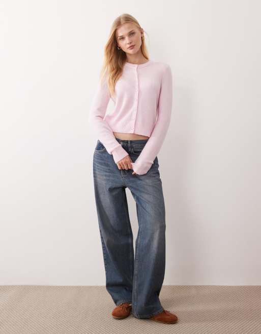 Abercrombie & Fitch - Vest met parelknopen in roze, 2 van 4