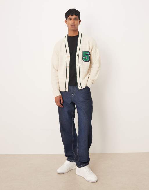 Abercrombie & Fitch - Vest met V-hals in crème, 2 van 5