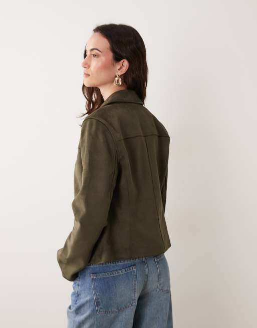Abercrombie & Fitch veste ajustée années 90 en kaki, 3 de 4