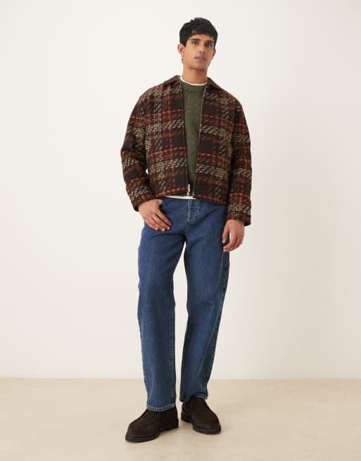 Abercrombie & Fitch - Veste courte en jacquard de laine mélangée - Multicolore, 2 de 5