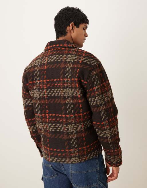 Abercrombie & Fitch - Veste courte en jacquard de laine mélangée - Multicolore, 3 de 5