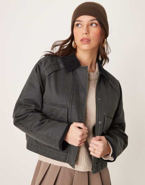 Abercrombie & Fitch - Veste courte style workwear - Noir - view 1