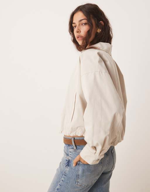 Abercrombie & Fitch - Veste épurée fonctionnelle - Beige, 3 de 4