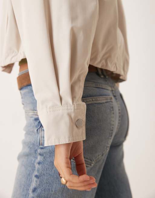 Abercrombie & Fitch - Veste épurée fonctionnelle - Beige, 4 de 4