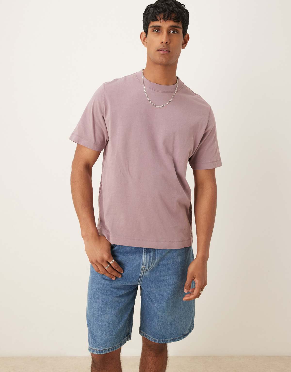 Abercrombie & Fitch vintage short sleeve t-shirt in berry