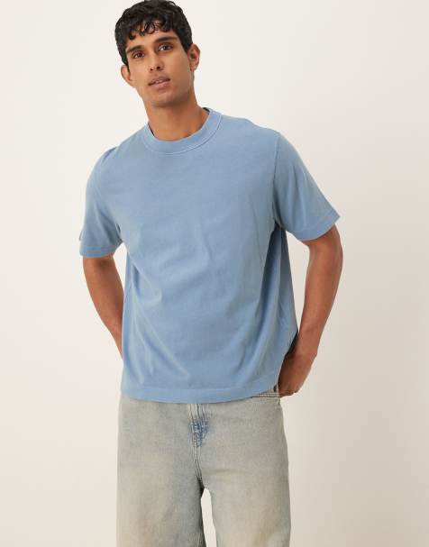 Abercrombie & Fitch vintage short sleeve t-shirt in washed blue - view 1