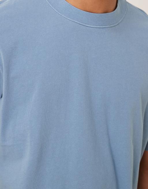 Abercrombie & Fitch vintage short sleeve t-shirt in washed blue
