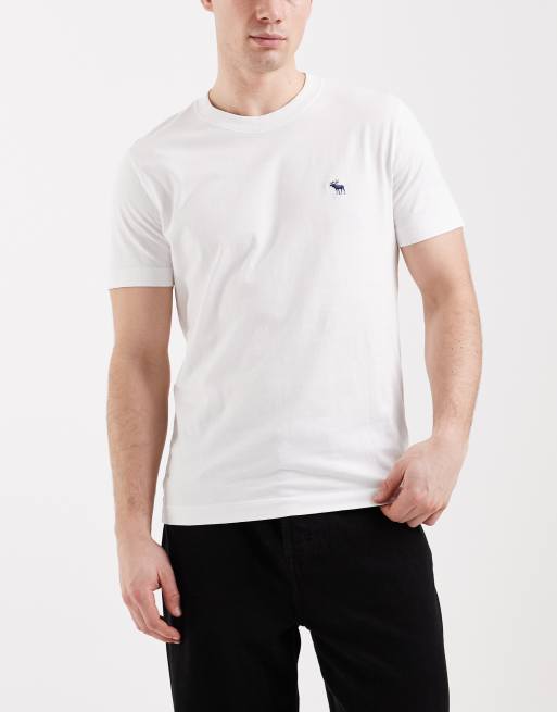 Abercrombie & Fitch – Vit, kortärmad t-shirt, 3-pack, 2 av 5