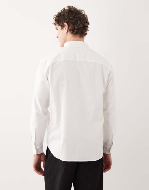 Abercrombie & Fitch – Vit oxfordskjorta med klassisk logga, 3 av 5