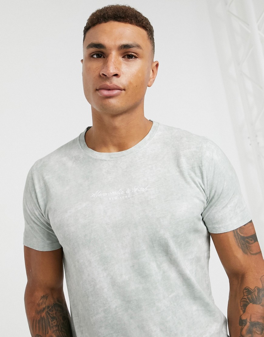 Abercrombie & Fitch Washed Out T-shirt In Green