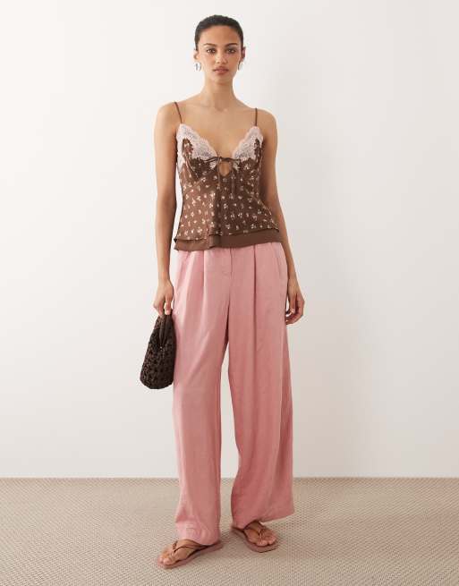 Abercrombie & Fitch – Wendbares Camisole-Oberteil mit Blumenmuster, 2 von 4