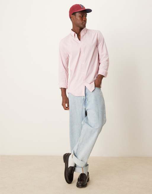 Abercrombie & Fitch - Werkoverhemd met ruitprint in wit, 2 van 4