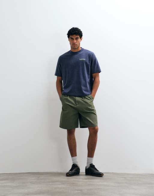 Abercrombie & Fitch Wimbledon back graphic t-shirt in navy, 3 of 5