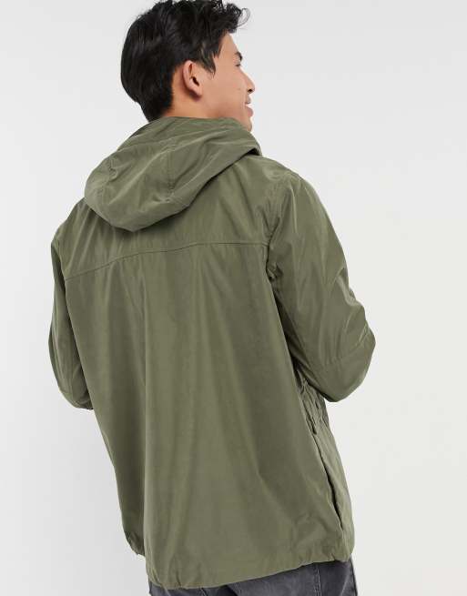 Abercrombie & Fitch – Windjacke mit Kapuze in Olivgrün, 2 von 4