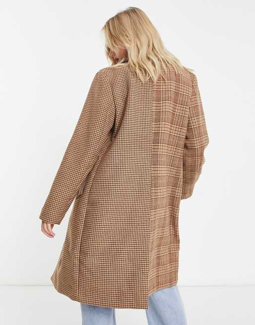 Abercrombie Fitch Wool Dad Coat In Camel