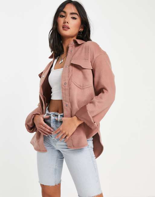 Abercrombie discount pink jacket