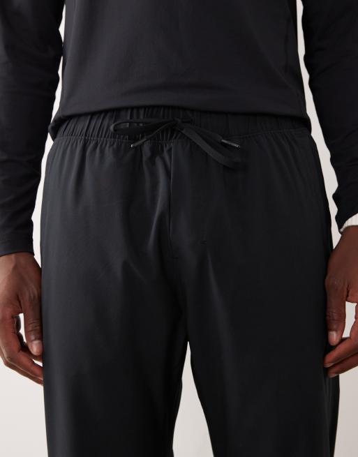 Abercrombie & Fitch YPB cuffed workout sweatpants in black, 3 of 5