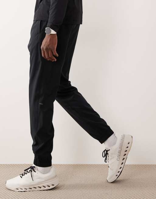 Abercrombie & Fitch YPB cuffed workout sweatpants in black, 5 of 5