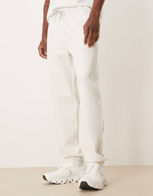 Abercrombie & Fitch – YPB – Fleece-Jogginghose in Grau mit gerafftem Saum, 3 von 5