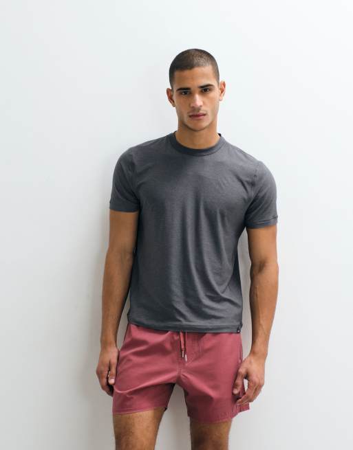 Abercrombie & Fitch - YPB - Forvaskede røde træningsshorts, 2 af 5