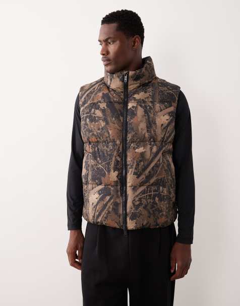 Abercrombie & Fitch - YPB - Hoogsluitende bodywarmer in camo - view 1