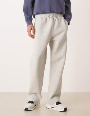 YPB - Jogginghose in Grau meliert ohne Bündchen Grau W33-W34
