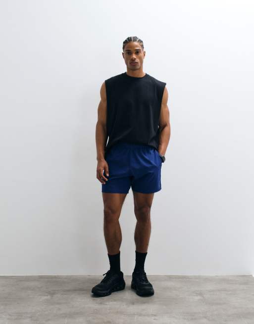 Abercrombie & Fitch - YPB - Marineblå lette træningsshorts, 2 af 5