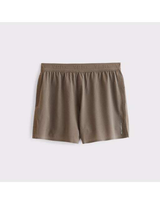 Abercrombie & Fitch Ypb motionvent unlined training short in gray brown, 7 of 7