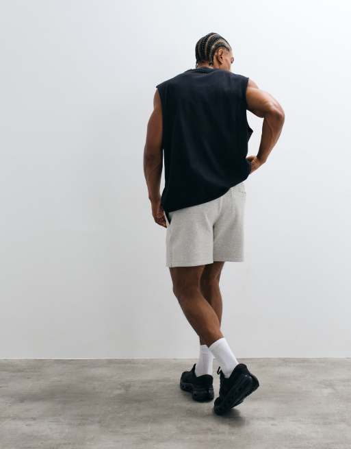 Abercrombie & Fitch - YPB Neoknit Max - Pantaloncini grigio chiaro, 5 di 5