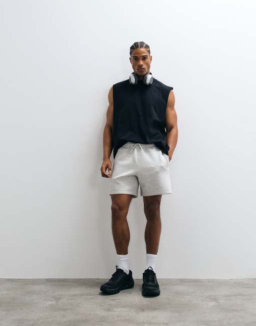 Abercrombie & Fitch - YPB Neoknit Max - Short in lichtgrijs, 3 van 5