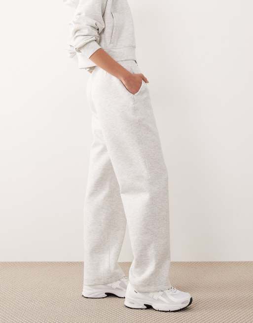 Abercrombie & Fitch - YPB - Pantalon de jogging d'ensemble ample en polaire à taille haute - Gris, 2 de 5
